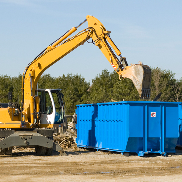 how many times can i have a residential dumpster rental emptied in Newaygo Michigan